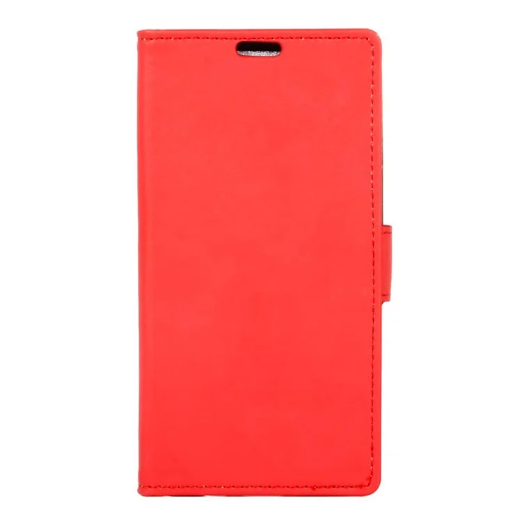 Wallet Leather Phone Case for Alcatel Dawn 5027 - Red
