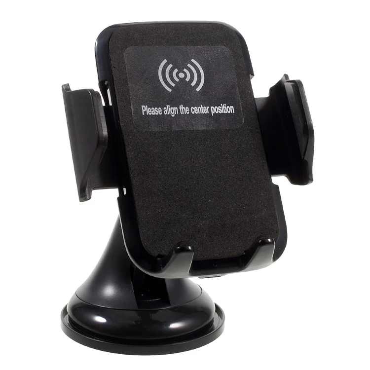 Qi Wireless Charging Car Charger Dock with Suction Cup Mount Holder for Samsung Galaxy S7 Edge, Width: 65-85mm