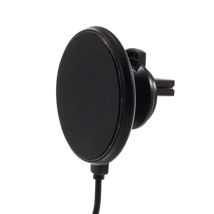 Universal Magnetic Qi Standard Wireless Charger Car Air Vent Mount for iPhone 8/8 Plus/Samsung Galaxy S7/S7 Edge (Not Support FOD Function)