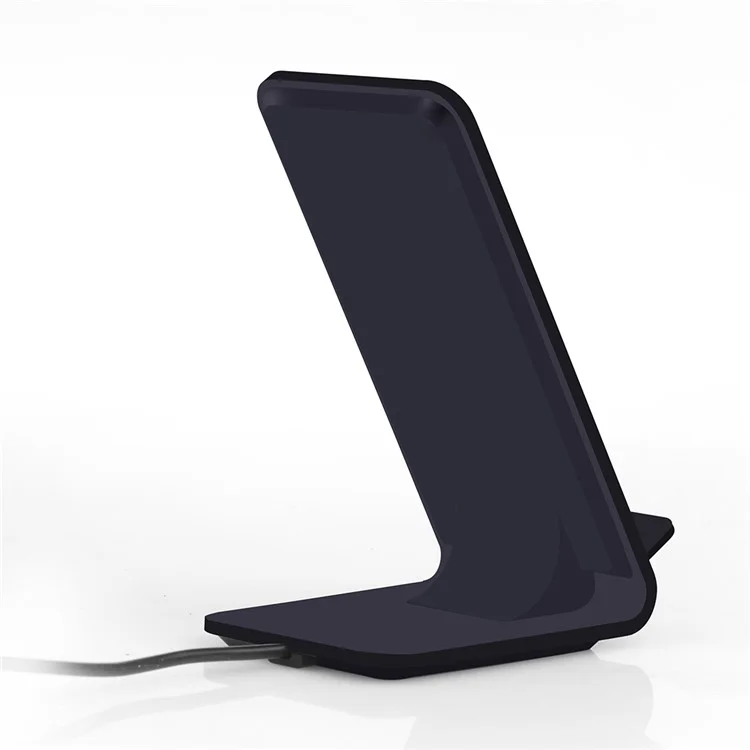 YOLIKE A8 Plastic Fast Wireless Charger for iPhone 8/8 Plus/Samsung Galaxy S8/S7/S6 Etc - Black
