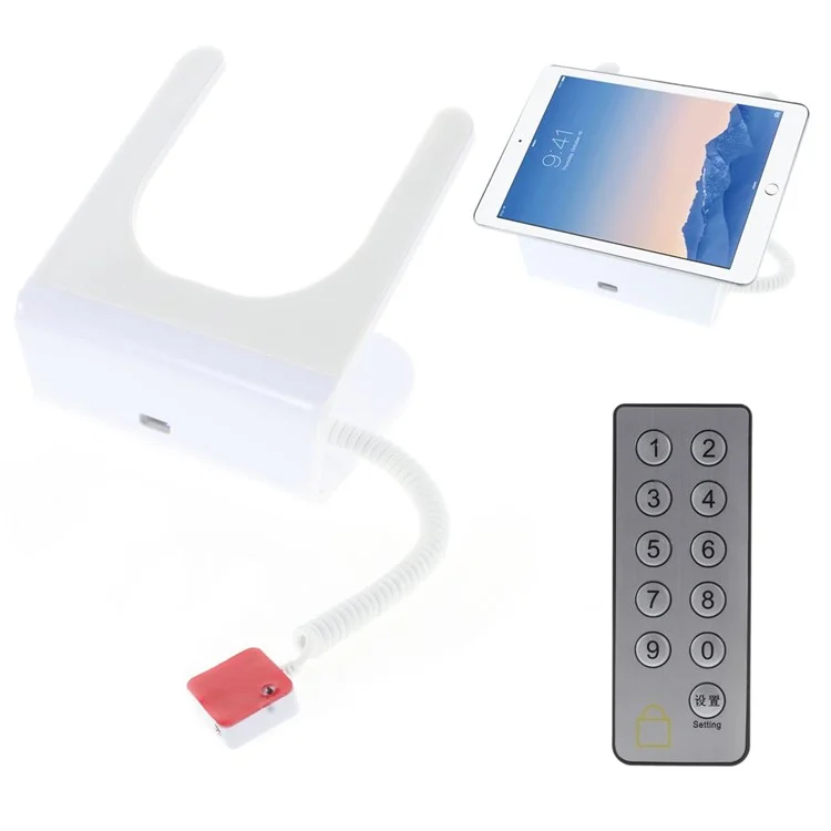 Anti-theft Display Stand Holder Bracket with Alarm Function for Tablet PC (A35) - AU Plug