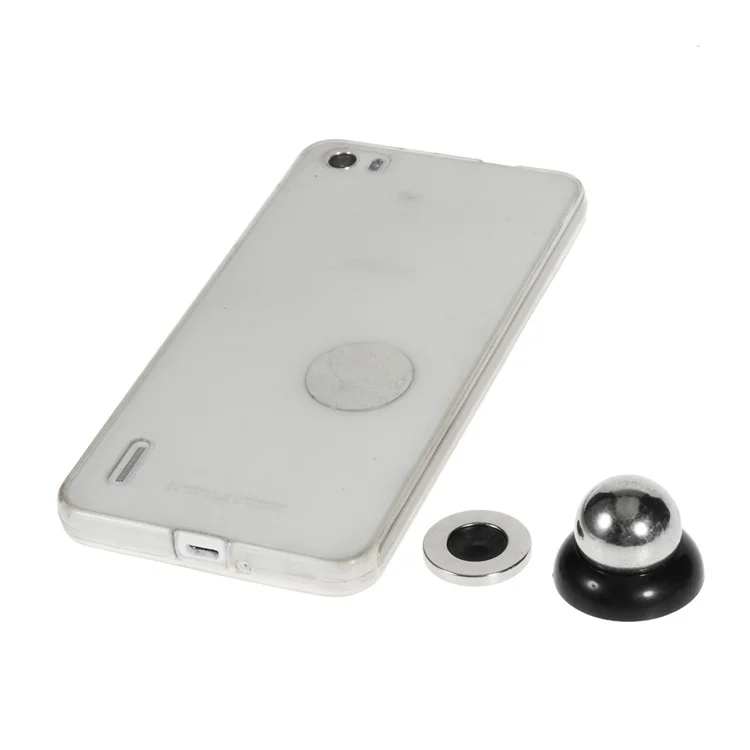 Sphere Shape Magnetic Holder for Smartphones - Black
