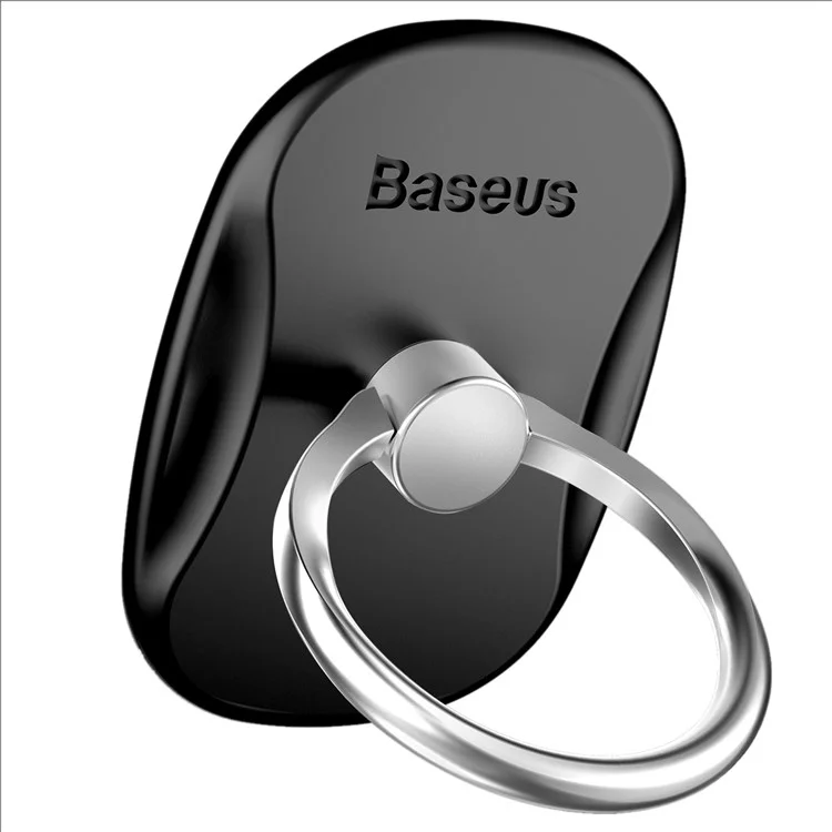 BASEUS Multi-function Smartphone Ring Holder Desktop Mount for iPhone Samsung Sony Etc. - Black