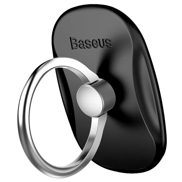 BASEUS Multi-function Smartphone Ring Holder Desktop Mount for iPhone Samsung Sony Etc. - Black