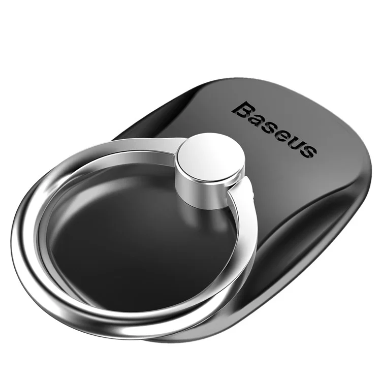 BASEUS Multi-function Smartphone Ring Holder Desktop Mount for iPhone Samsung Sony Etc. - Black