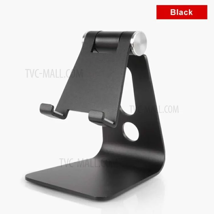 Portable 270° Rotating Foldable Aerospace Aluminum Stand - Black