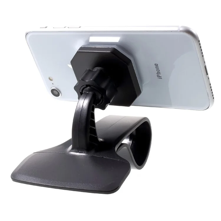 Universal Car Dashboard Magnetic Smartphone Holder Mount for Samsung Note 8/iPhone X etc. - Black
