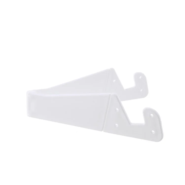 Hands Free V Shape Phone Stand Holder Desktop Mount for iPhone Samsung Sony Huawei Etc - White