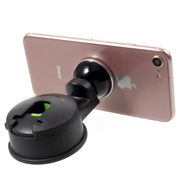 Car Back Seat Headrest Magnetic Mount Car Hanger Hook Phone Holder for iPhone Samsung Huawei - Silver Color