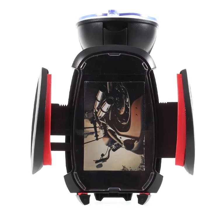 Universal Car Mount Holder for Cellphone/MP3/GPS with Picture Frame, Width: 45-87mm - Red