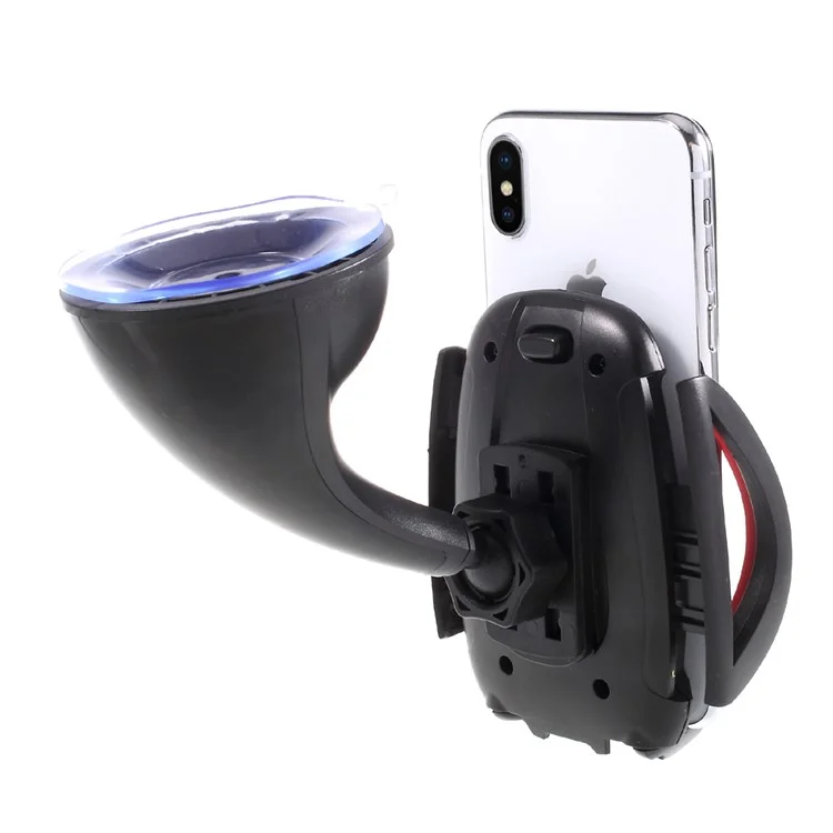 Universal Car Mount Holder for Cellphone/MP3/GPS with Picture Frame, Width: 45-87mm - Red