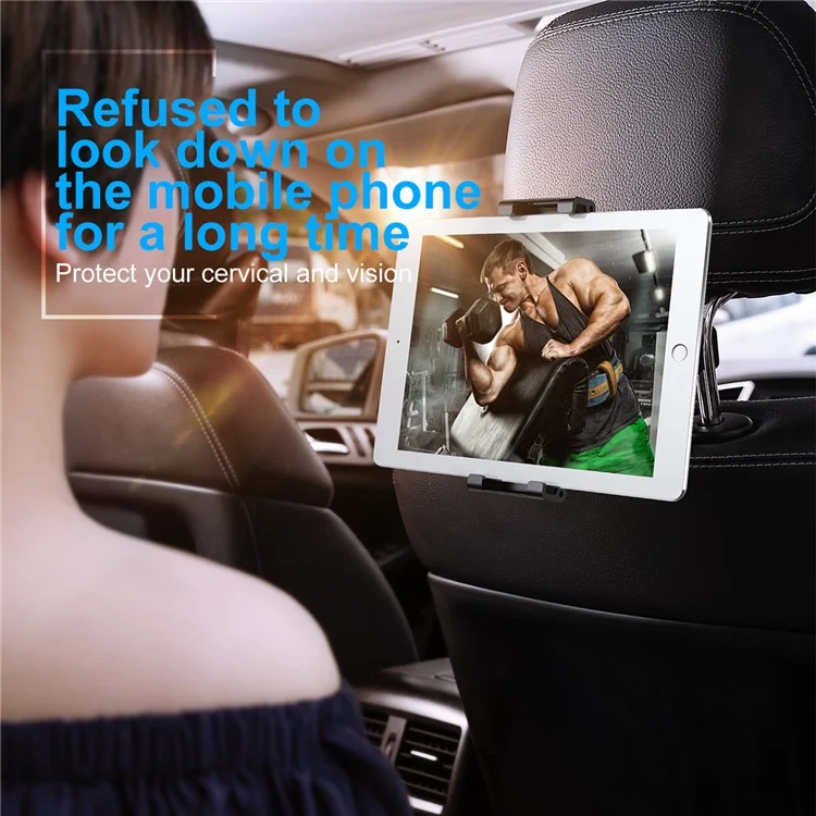 BASEUS Car Backseat Mount 360 Degree Back Seat Holder for Mobile Phone Tablet (4.7-12.9 inch) - Black