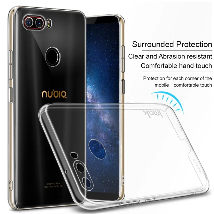 IMAK Crystal Case II Pro for ZTE nubia Z17S Scratch-resistant Clear PC Mobile Phone Case