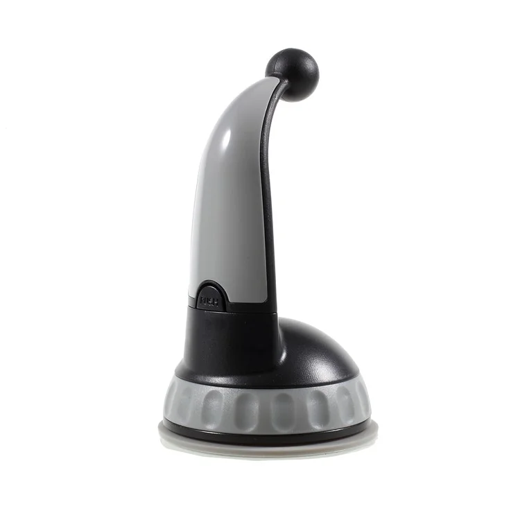 Universal Suction Cup Square Magnetic Car Mount Holder for iPhone X, Samsung Note 8 Etc. - Grey