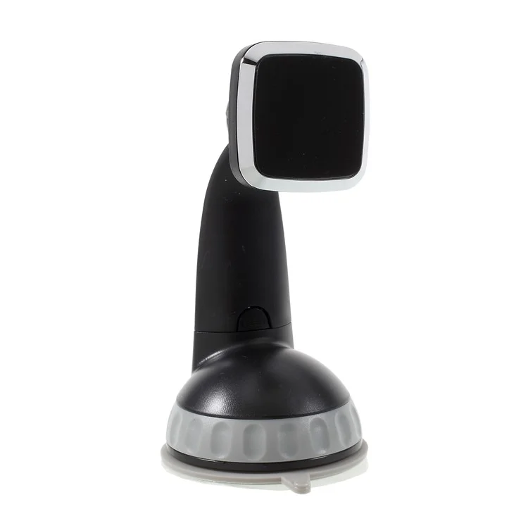 Universal Suction Cup Square Magnetic Car Mount Holder for iPhone X, Samsung Note 8 Etc. - Grey