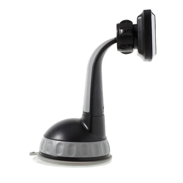 Universal Suction Cup Square Magnetic Car Mount Holder for iPhone X, Samsung Note 8 Etc. - Grey