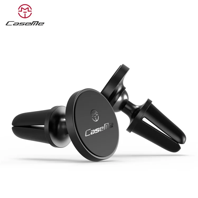 CASEME Round Air Outlet Magnetic Bracket Phone Holder - Black