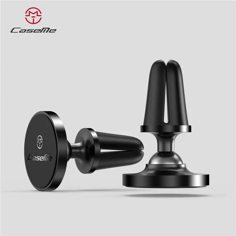 CASEME Round Air Outlet Magnetic Bracket Phone Holder - Black