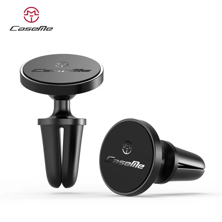 CASEME Round Air Outlet Magnetic Bracket Phone Holder - Black