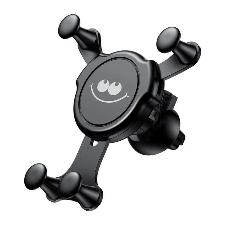 BASEUS Emoji Pattern Gravity Car Air Vent Mount Stand for iPhone Samsung Huawei etc. - Funny Style