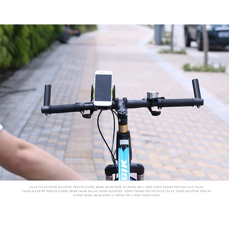 REMAX RM-08 Bike Bicycle Handlebar Mount Holder for iPhone 6 / Galaxy S6, Width: 47-100mm - Grey