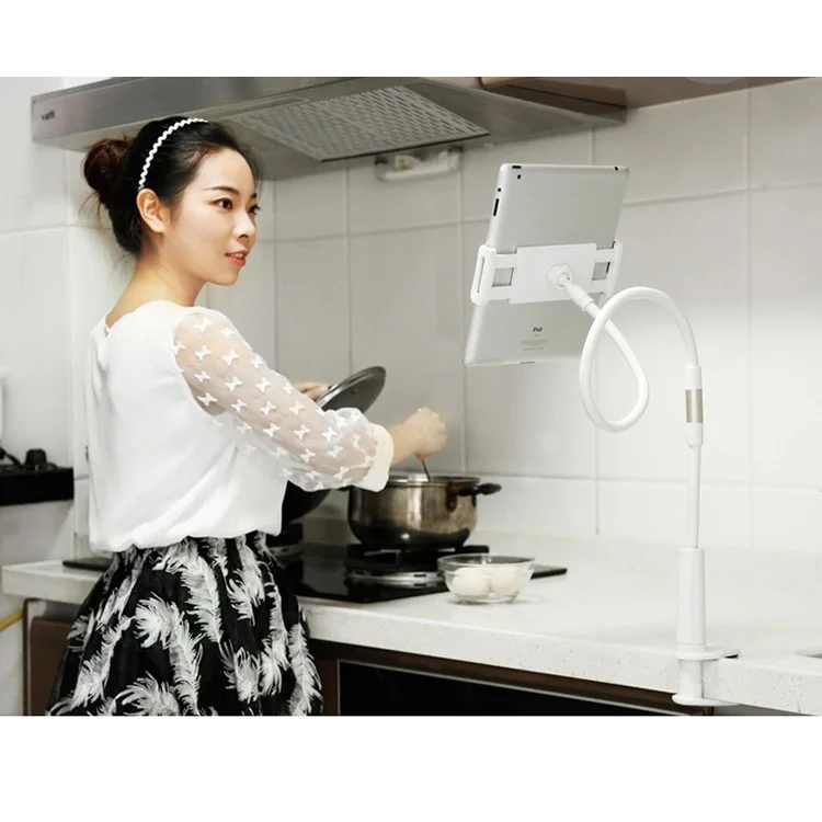 BENKS Universal Creative Rotating Phone Holder for iPhone 6 / 4-10.1 inch Phones / Tablets - White