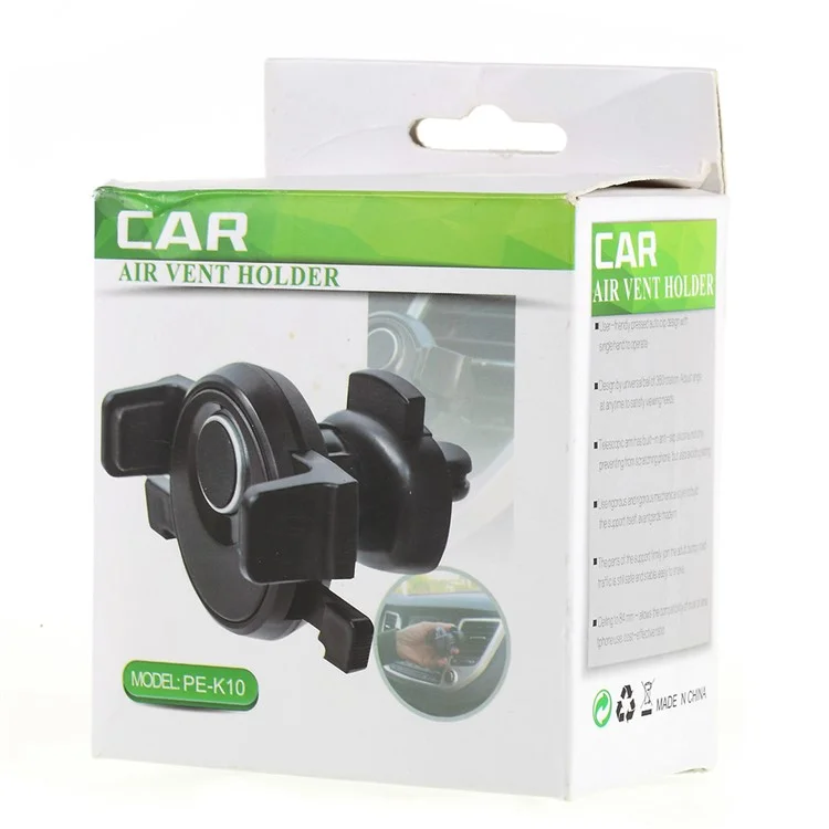 Universal CD Slot Car Mount Holder Cradle for iPhone X / Samsung S9, Width: 58-85mm