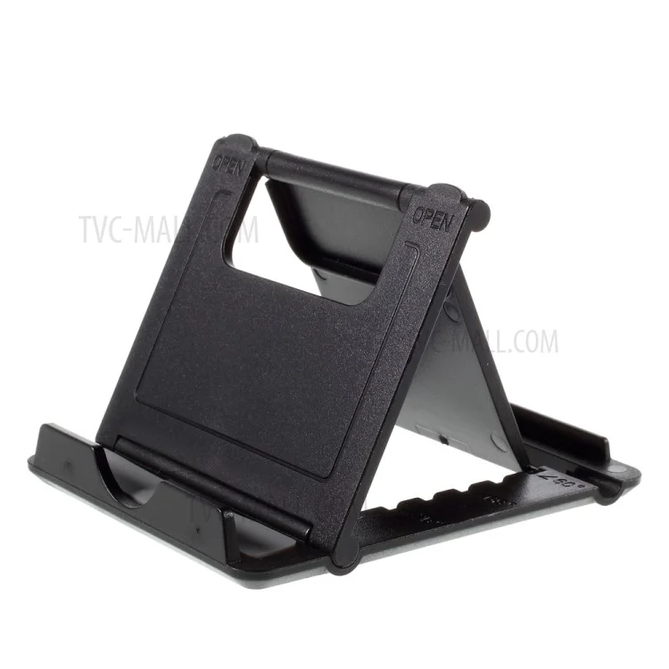 Angle Adjustable Phone Tablet PC Stand Holder for iPhone Samsung iPad etc - Black