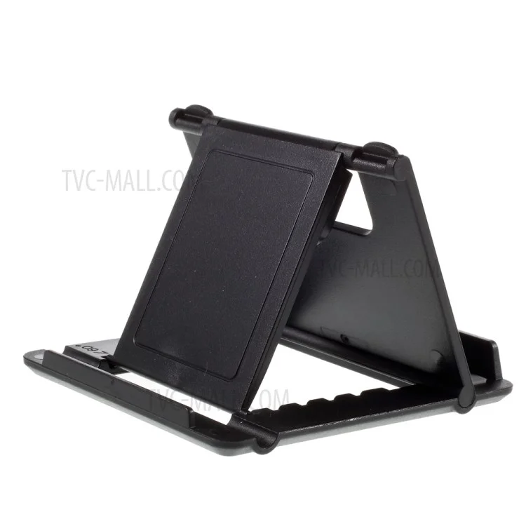 Angle Adjustable Phone Tablet PC Stand Holder for iPhone Samsung iPad etc - Black