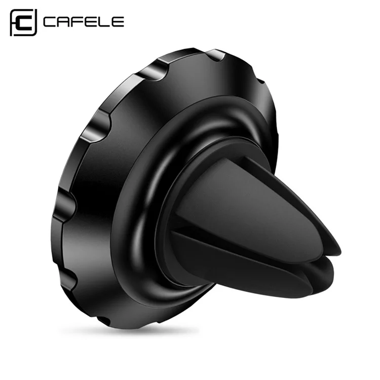 CAFELF Gear Shape Magnetic Car Air Vent Mount Holder for iPhone Samsung - Black