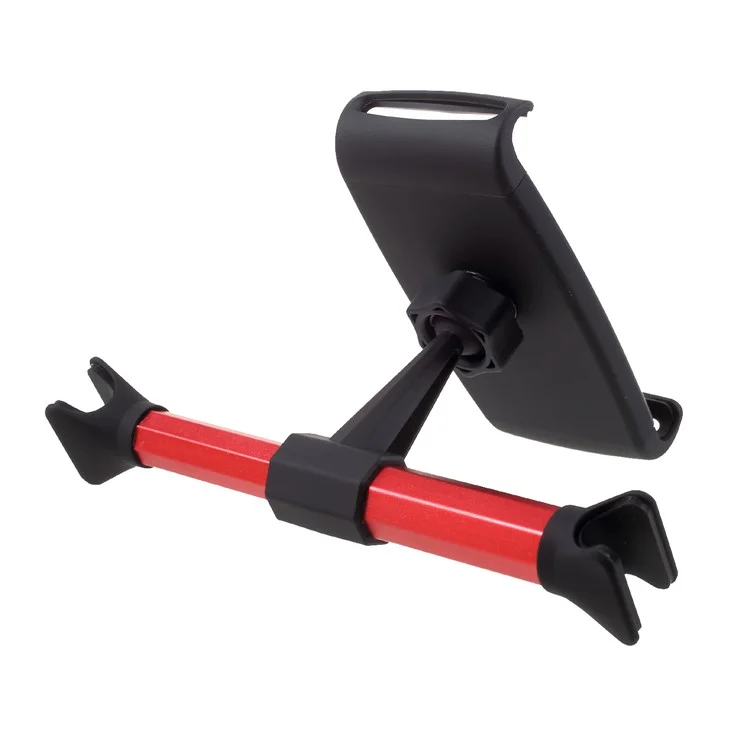 360-degree Rotatable Car Rear Seats Pillow Stand for Smartphones and Tablets - Red
