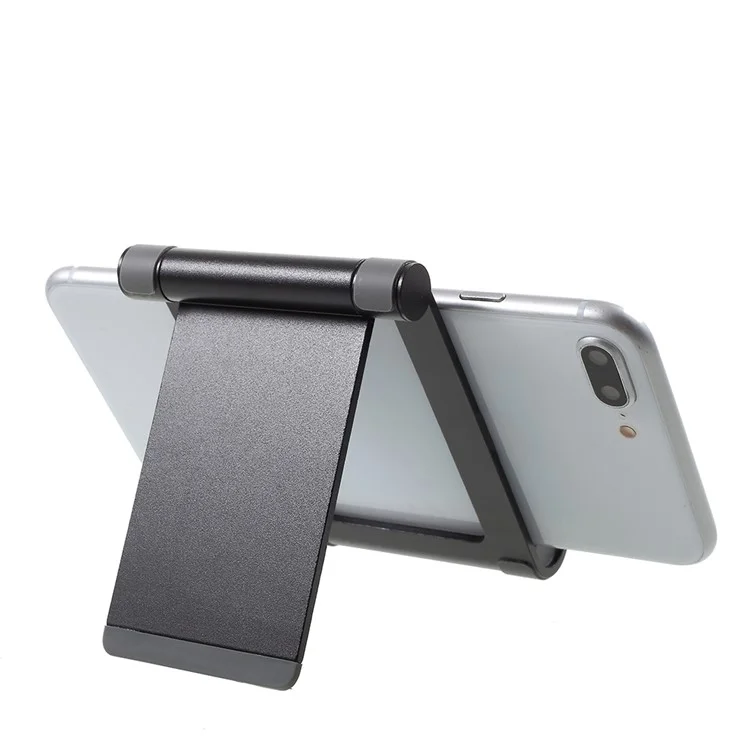 Universal Aluminum Alloy Desktop Mount for iPhone Samsung Huawei - Black