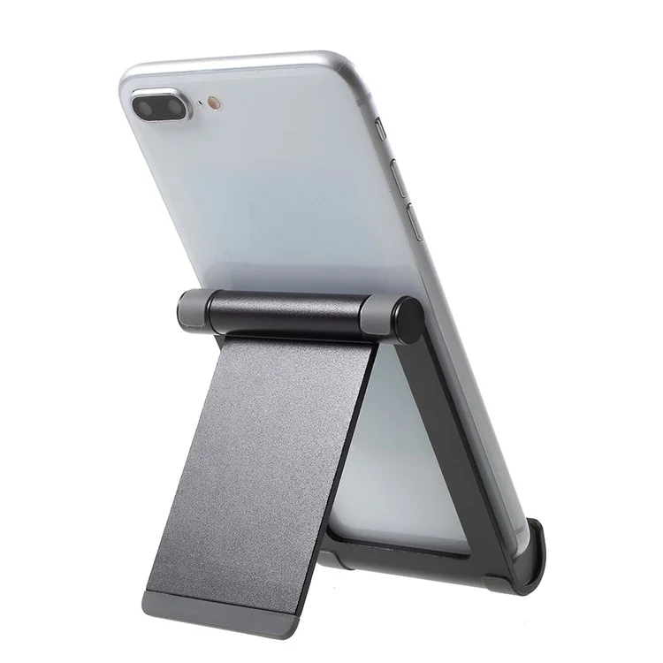 Universal Aluminum Alloy Desktop Mount for iPhone Samsung Huawei - Black