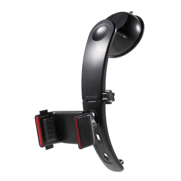 3-in-1 Multifunctional Car Mount Stand for iPhone Samsung Sony, Clamp Range: 5.5 - 8.5cm - Black