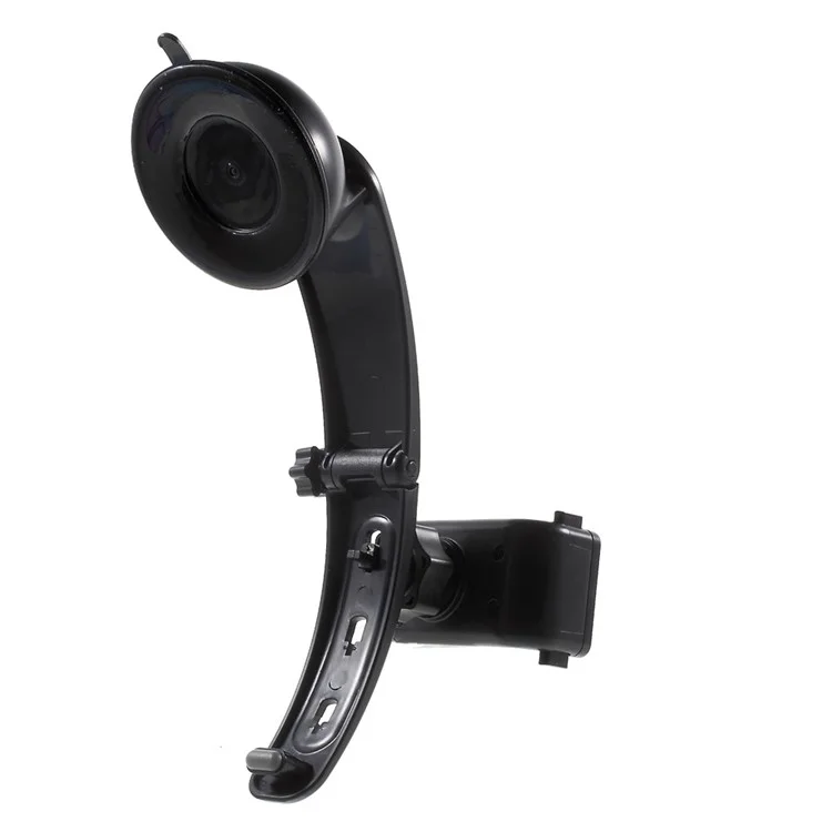 3-in-1 Multifunctional Car Mount Stand for iPhone Samsung Sony, Clamp Range: 5.5 - 8.5cm - Black