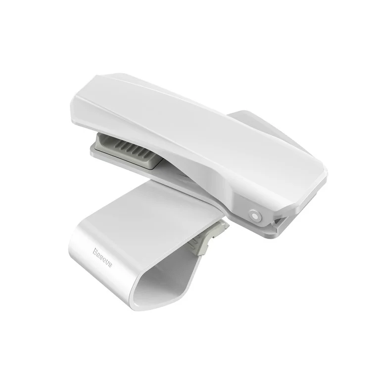 BASEUS Direct-view Navigation Clip Clamp Holder for iPhone X/8/8 Plus - White