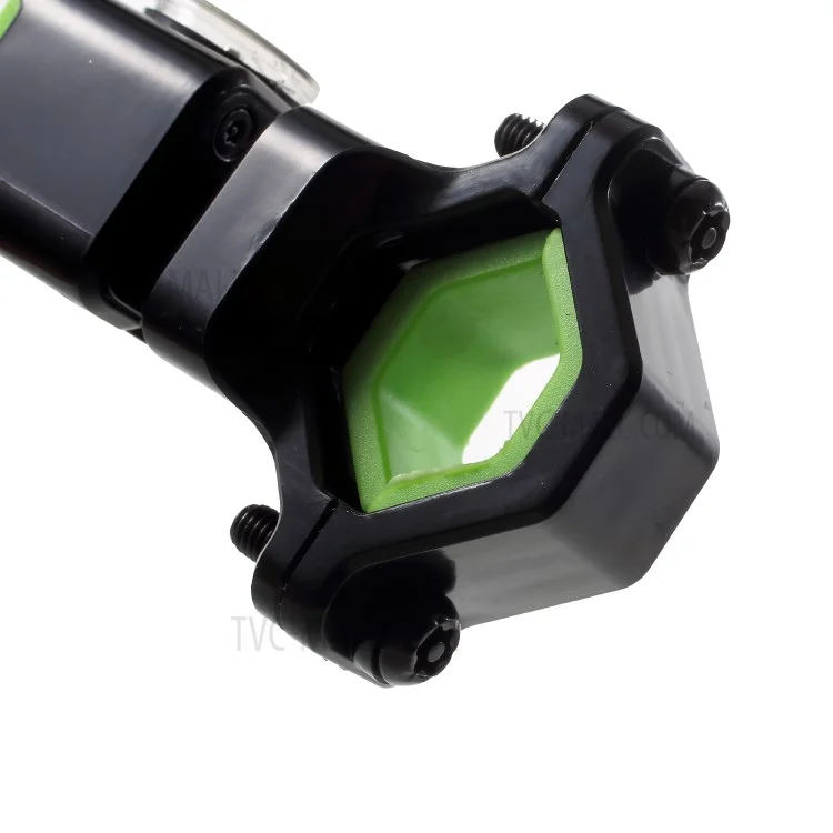 Universal Bike Phone Holder LED Light Handlebar Mount Stand with Compass, Clamp Width: 50-90mm - Green