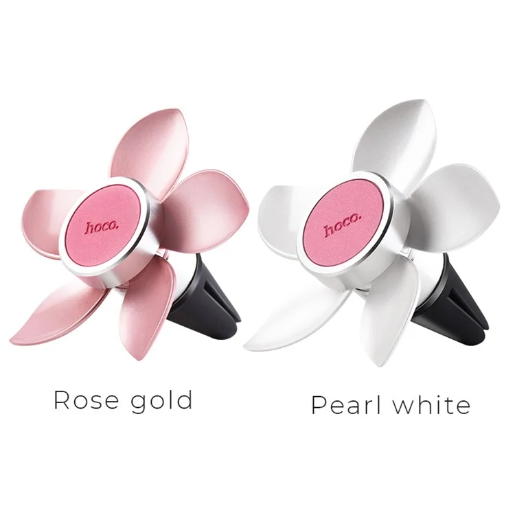 HOCO CA33 Ease Move Air Flow Guiding Mobile Phone Magnetic Car Holder - White