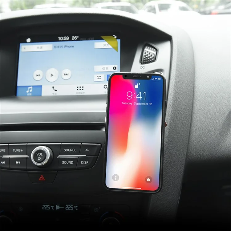 HOCO CA33 Ease Move Air Flow Guiding Mobile Phone Magnetic Car Holder - White