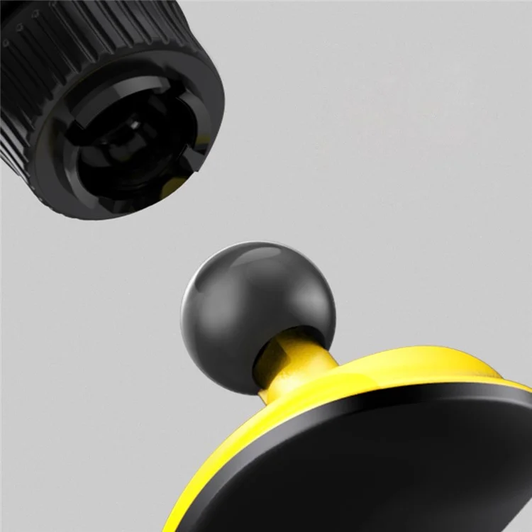 JOYROOM JR-ZS162 Mechanical Arm Dashboard Suction Cup Mount Holder with 360 Degree Rotation - Black / Yellow