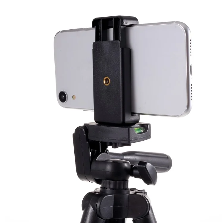 3110 Aluminum Adjustable Tripod Holder with Phone Clamp, Clamp Width: 57-83mm