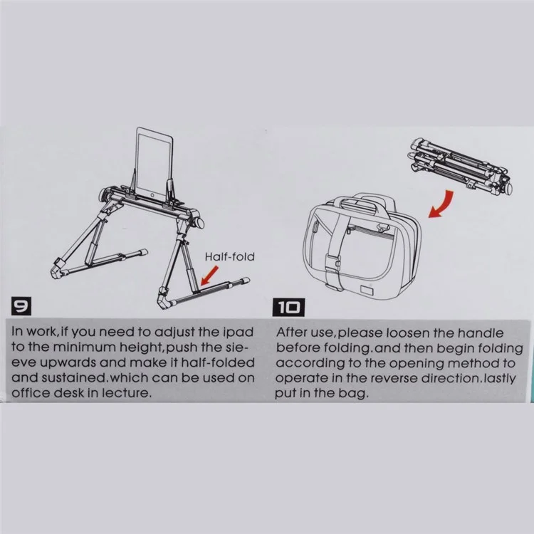 Foldable Adjustable Bed Desktop Stand Holder for iPhone iPad Samsung Smartphone Tablet