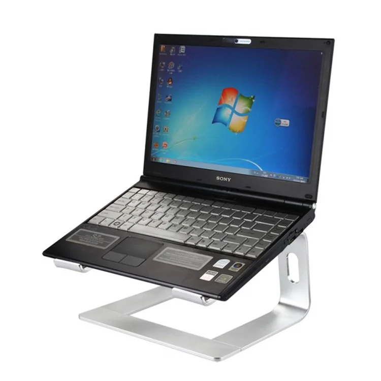 Aluminiumlegierung Erhöhen Desktop-Notebook-Stand-Wärmeableitungs-faltbare Halterung