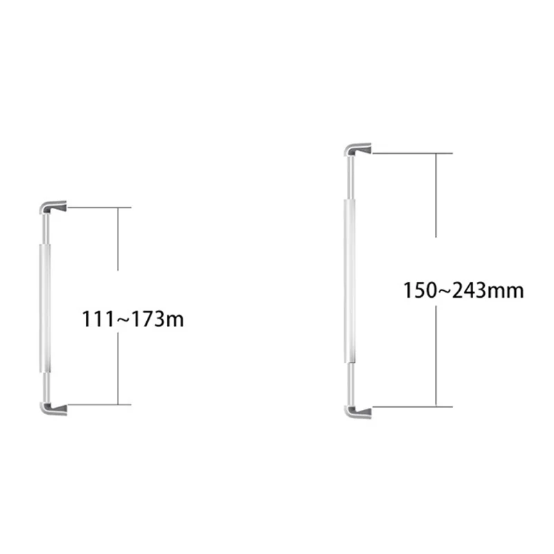 Foldable Rotary Aluminium Alloy 4-14 inch Phone Tablet Bracket Desktop Holder Stand - Grey