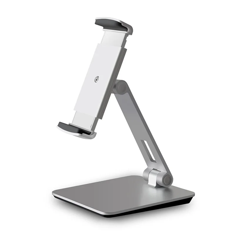 Foldable Rotary Aluminium Alloy 4-14 inch Phone Tablet Bracket Desktop Holder Stand - Grey