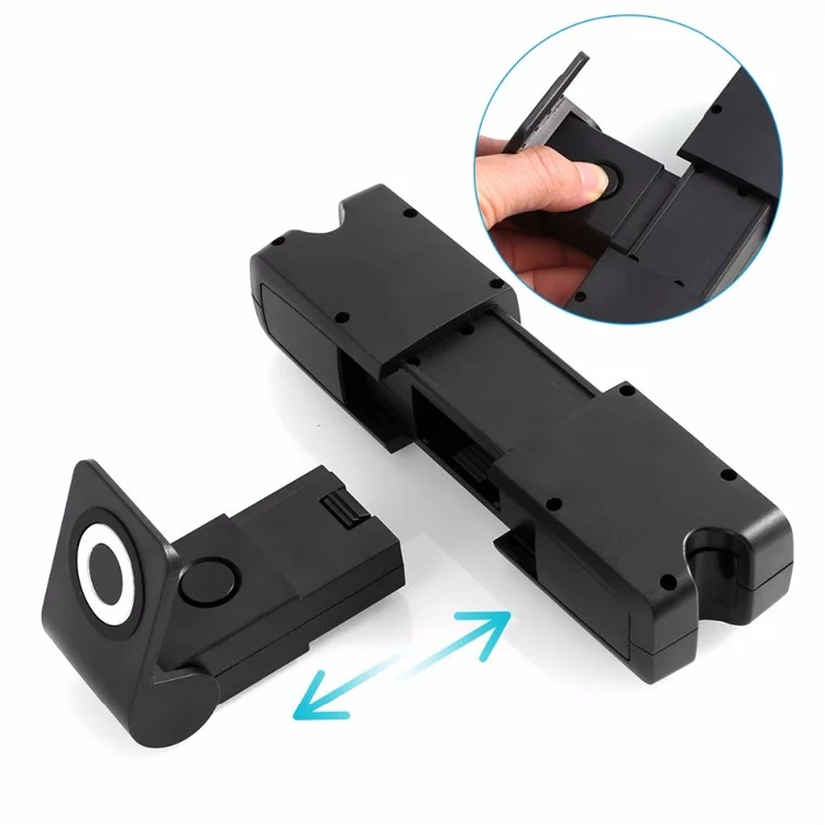 Voici la traduction en français:

Support de voiture universel réglable pour téléphone portable et tablette, montage sur tableau de bord, support détachable pour siège arrière.