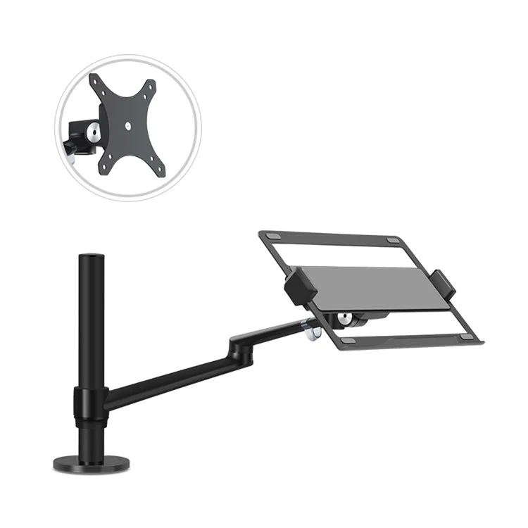 UPERGO OLL-1S Monitor Desk Stand Laptop Arm Mount Desktop for 10-17 inch Laptop - Black