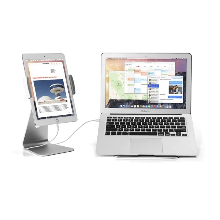 UPERGO AP-7S Universal 7 ~ 13 Pouces Aluminium 360 ° Rotation de Table de Bureau