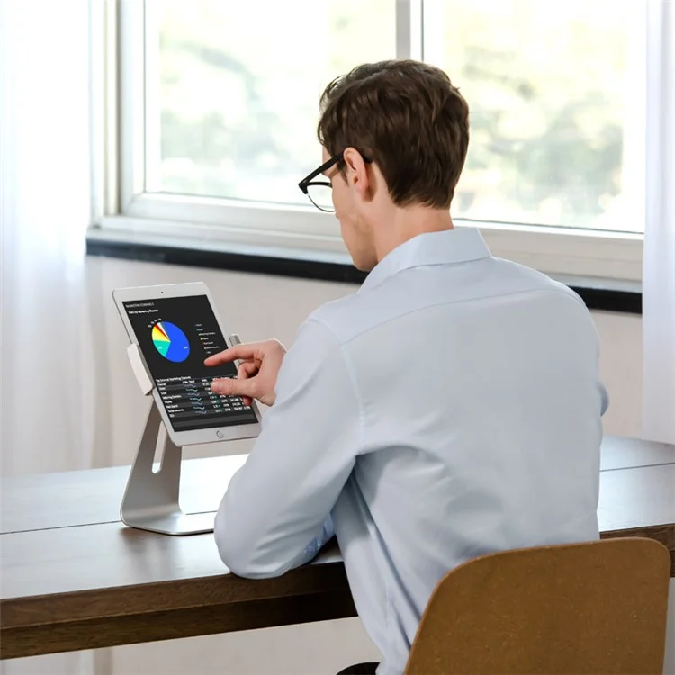 UPERGO AP-7S Universal 7 ~ 13 Pouces Aluminium 360 ° Rotation de Table de Bureau
