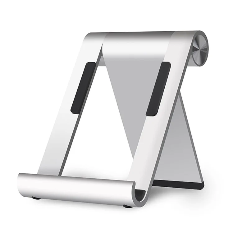 UPERGO AP-4X Aluminum Alloy Phone Stand 7-8inch Tablet Mount Foldable Stand - Silver